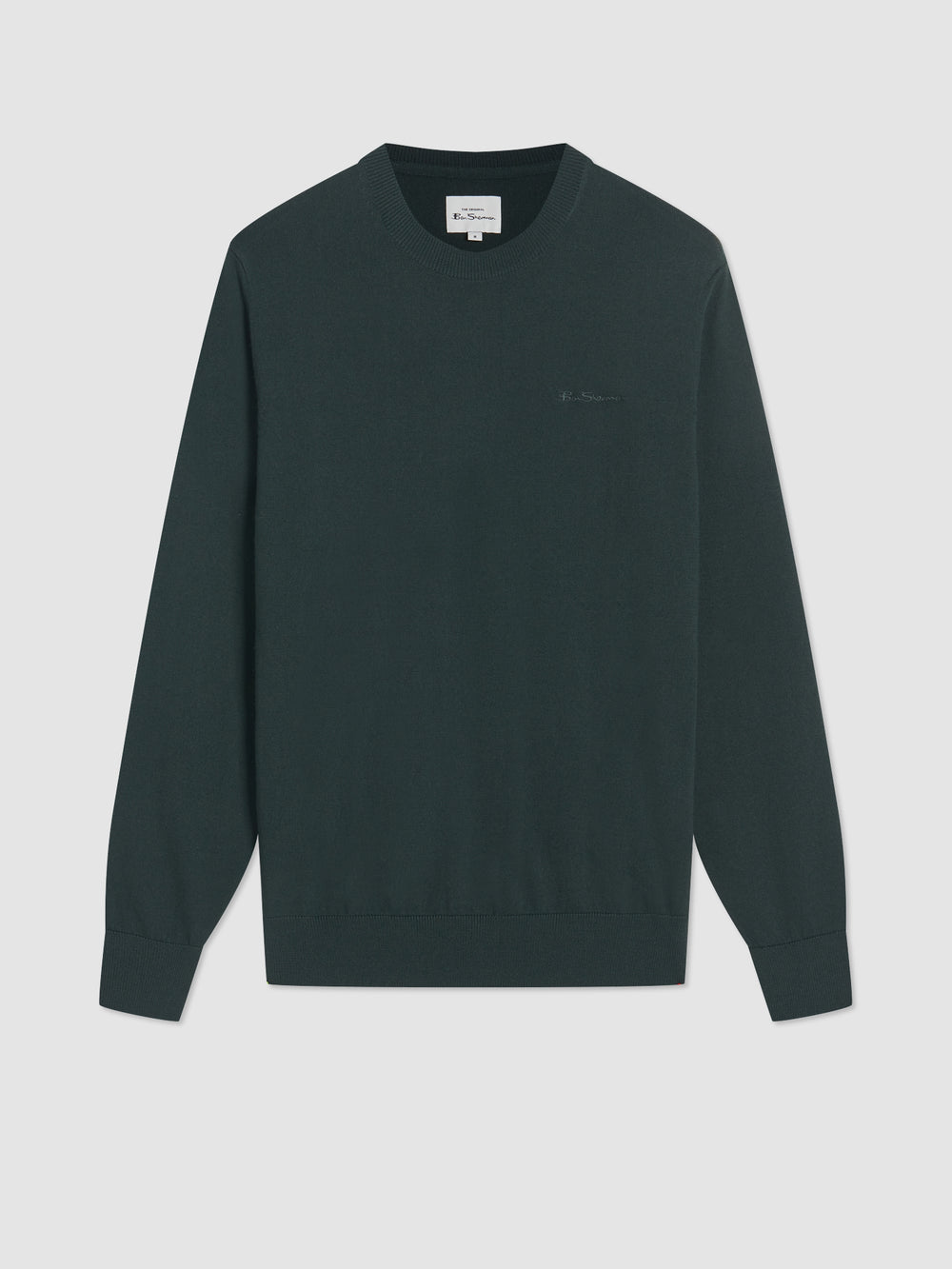 Knitwear Ben Sherman Signature Merino Crewneck Vert Foncé | QPF-68555529